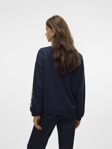 VERO MODA Sweatshirt 'Velo' in Blauw