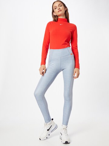 NIKE Skinny Sporthose 'One Luxe' in Grau