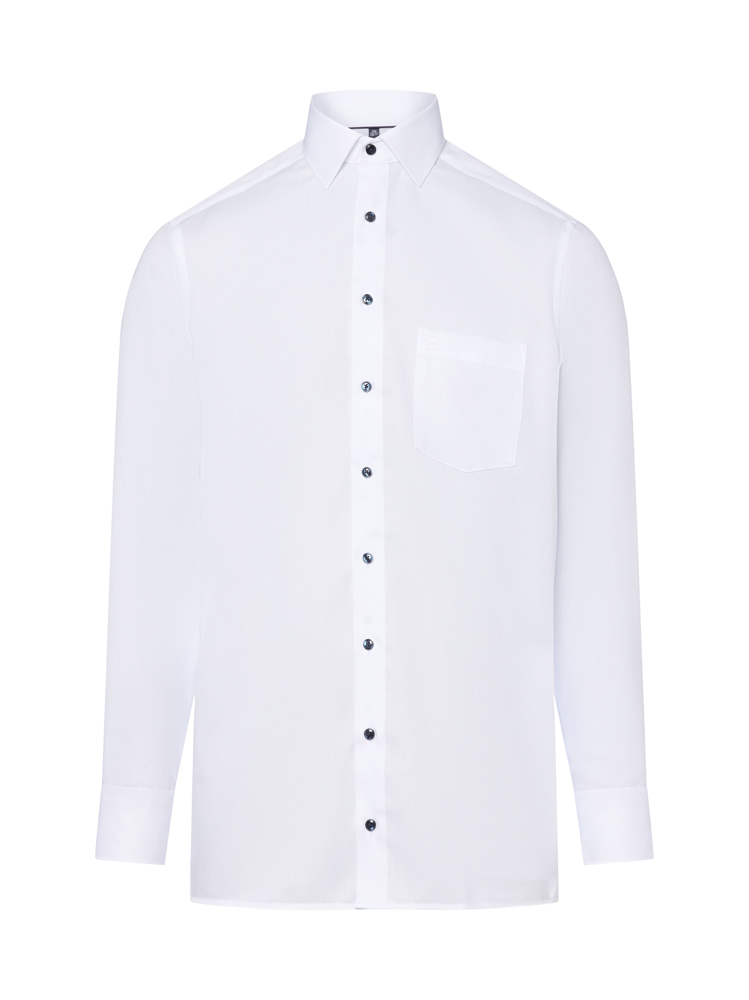 OLYMP Slim Fit Hemd in Weiß: Vorderseite