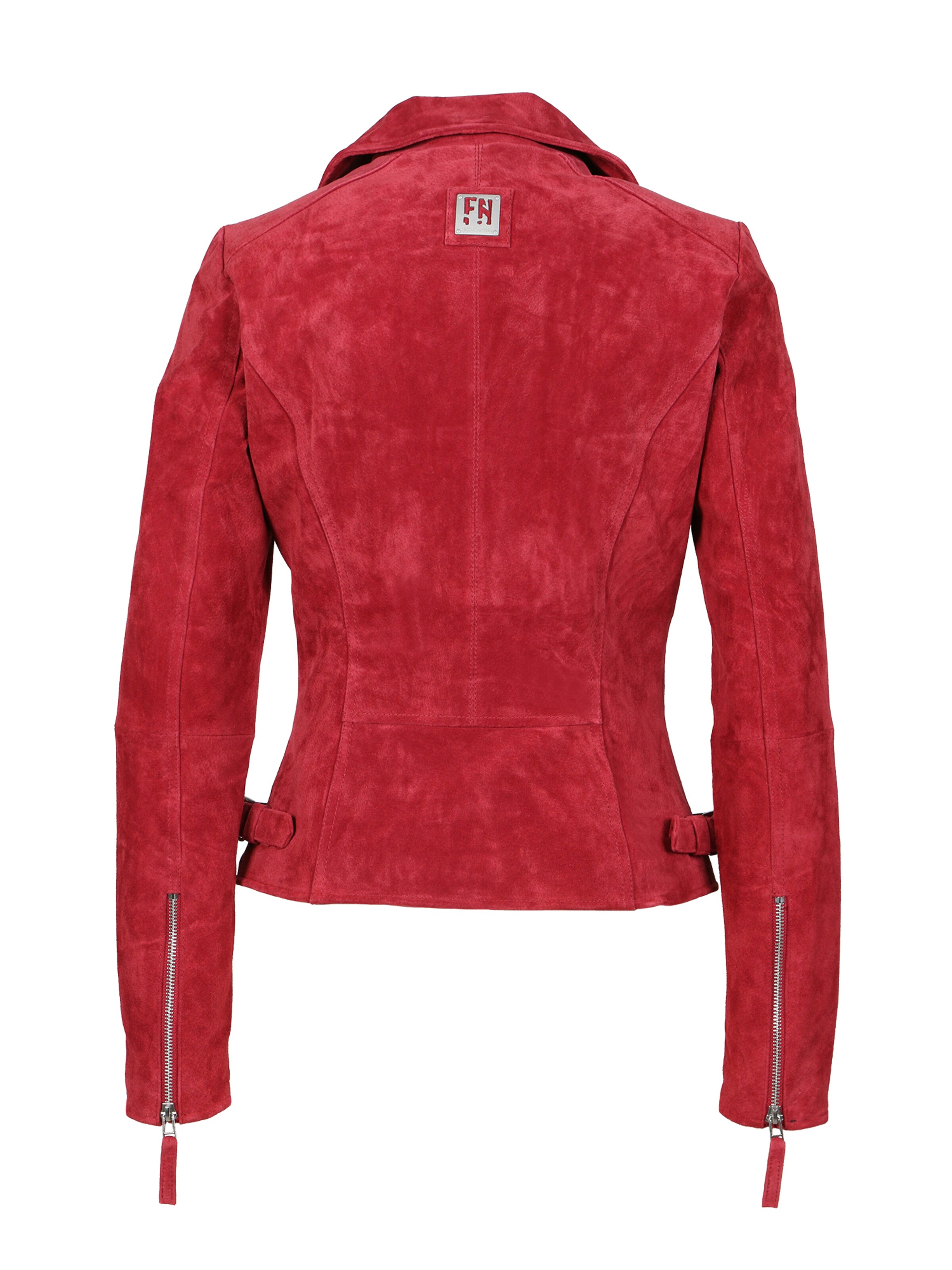 FREAKY NATION Демисезонная куртка 'Biker' в Красный