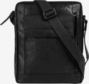 Spikes & Sparrow Crossbody Bag in Black: front