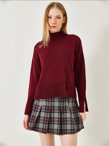 Bianco Lucci - Pullover 'Pullover' em vermelho
