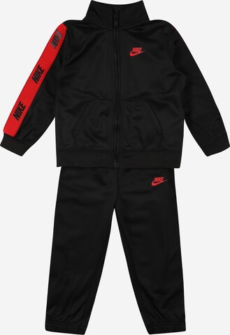 Nike Sportswear Φόρμα τρεξίματος σε μαύρο: μπροστά