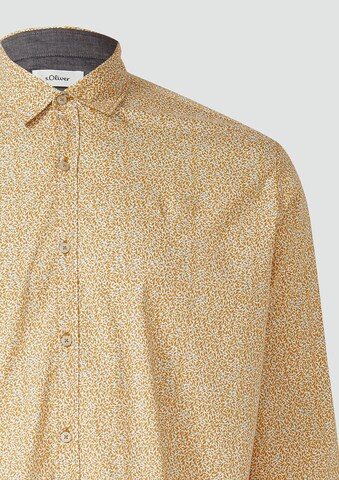 s.Oliver Men Big Sizes Slim Fit Hemd in Weiß