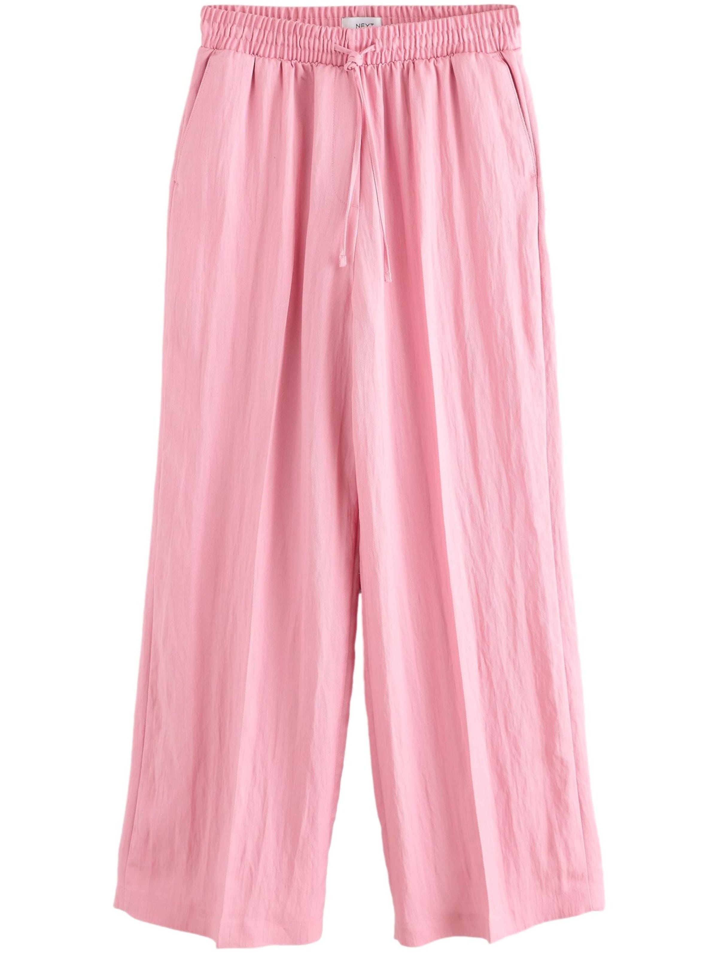 Next Wide leg Broek in Roze: voorkant
