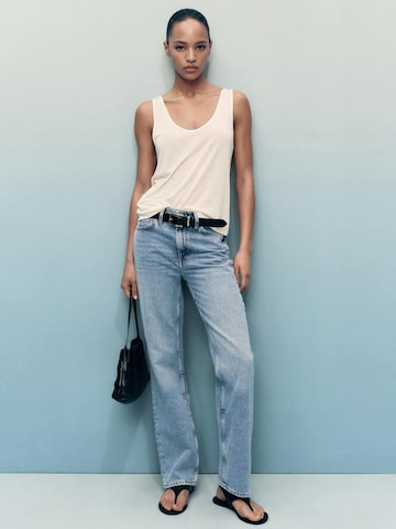 Regular Jean 'MATILDA' MANGO en bleu