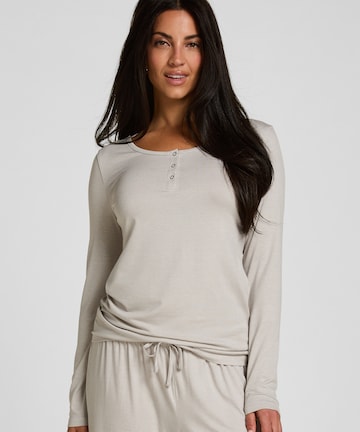 Chemise de nuit Hunkemöller en gris : devant