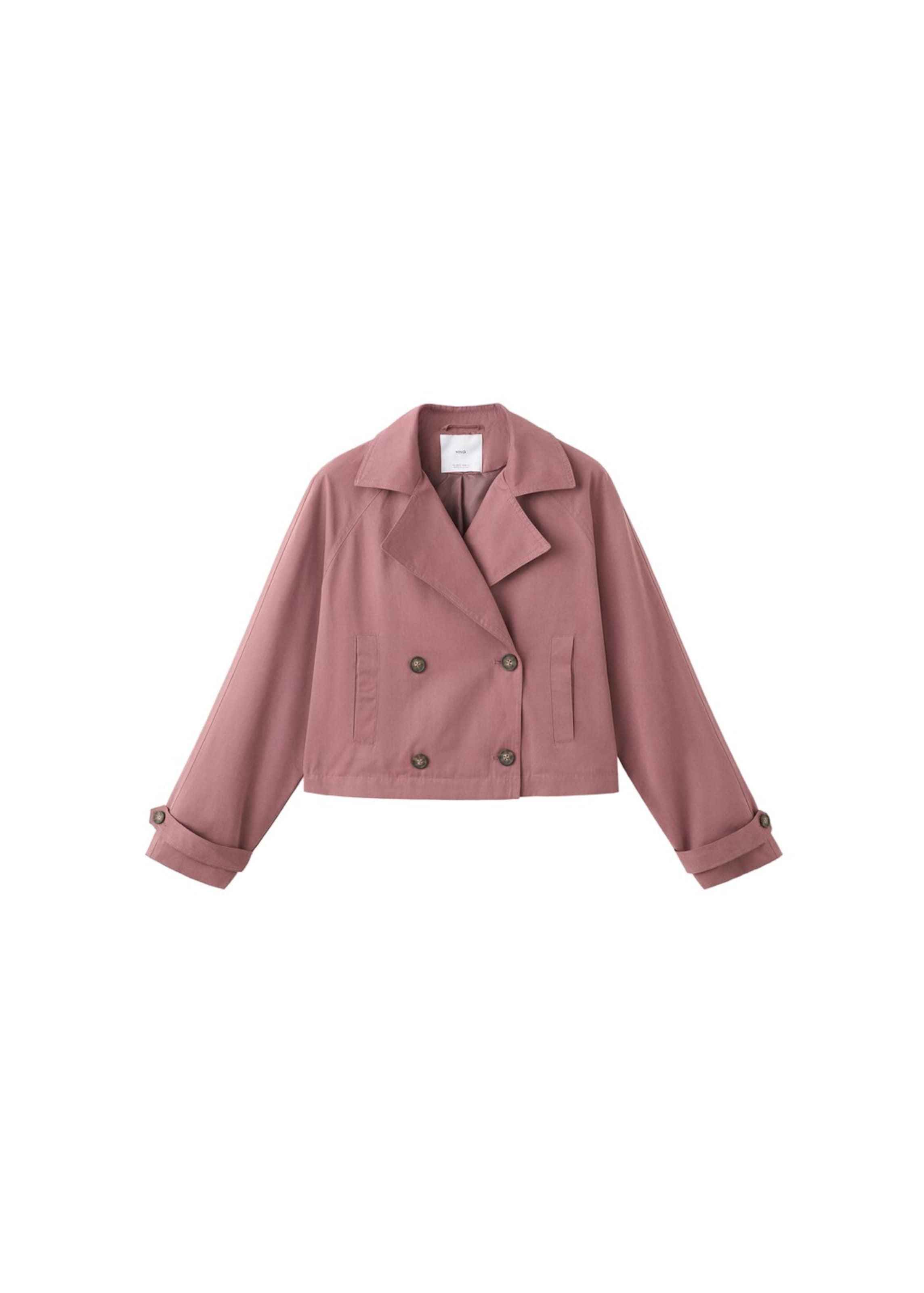 MANGO TEEN Übergangsjacke 'Rosa' in Pink: Vorderseite