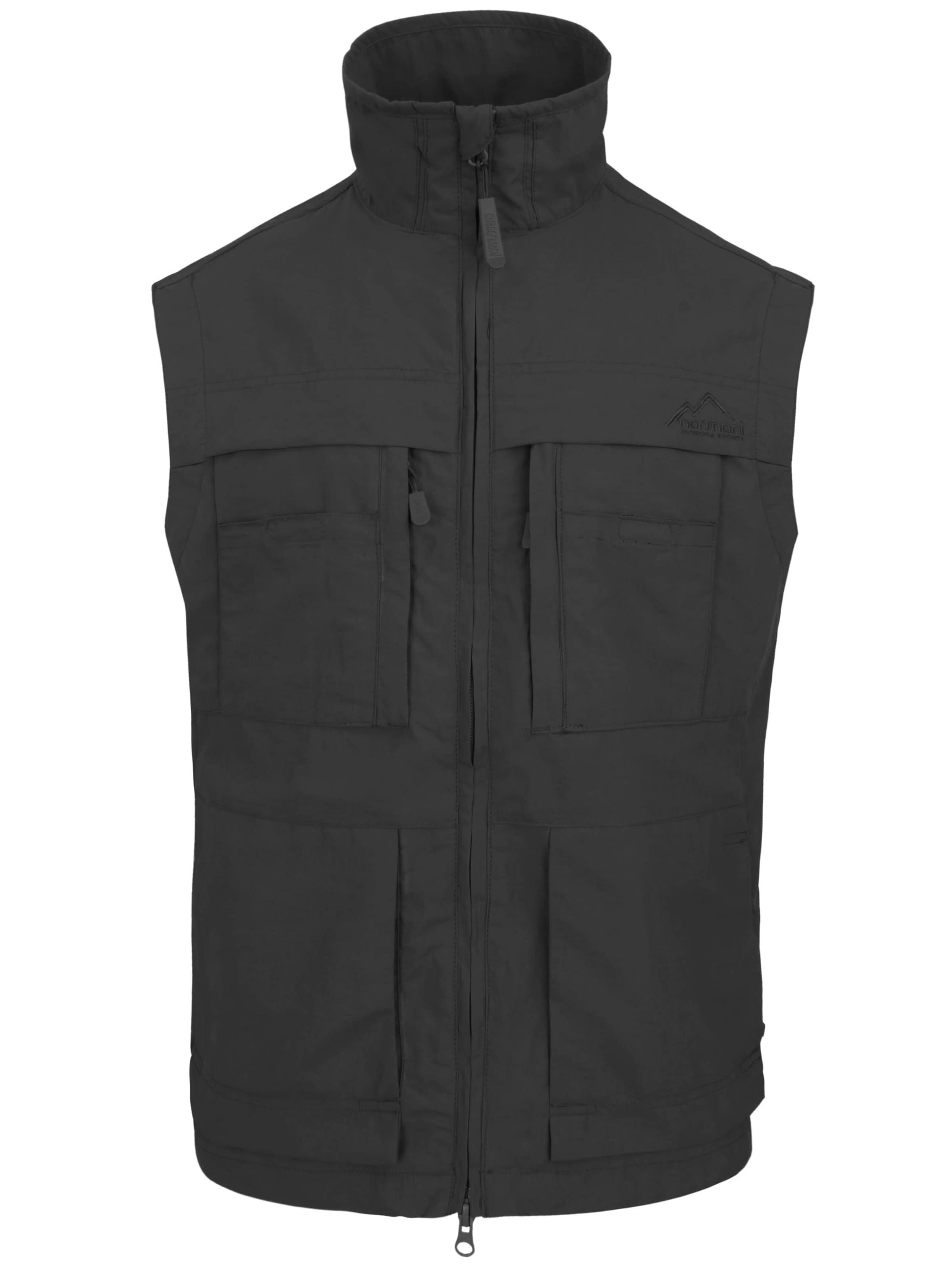 normani Sportweste 'Oryx' in Schwarz: Vorderseite