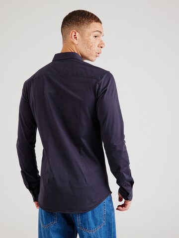 Only & Sons Přiléhavý střih Košile 'ONSRobin' – modrá