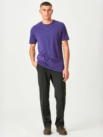 Fit confort Chemise ' Organic Basic ' TEESHOPPEN en violet