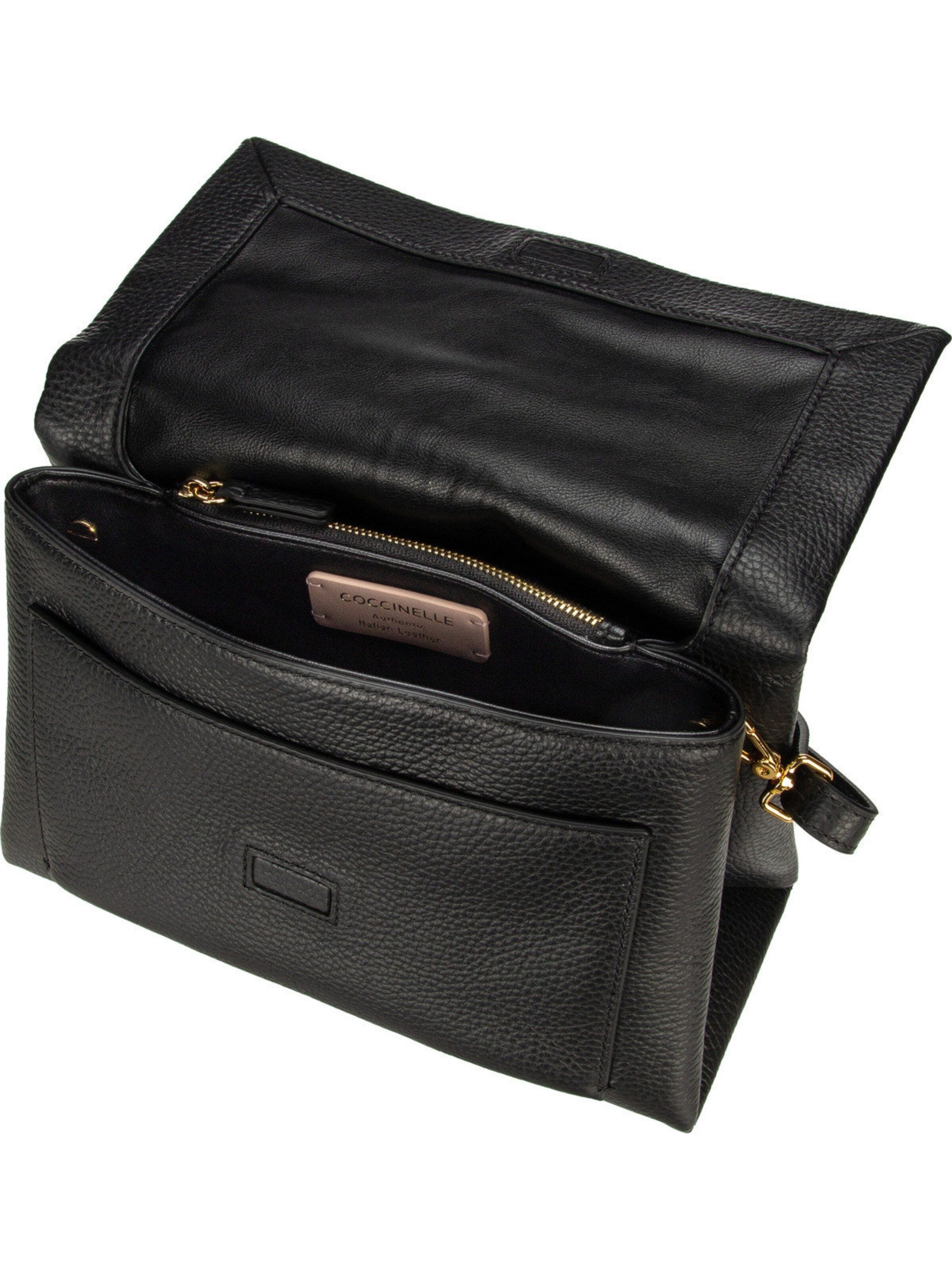 Coccinelle Schoudertas 'Dorian 1202' in Zwart