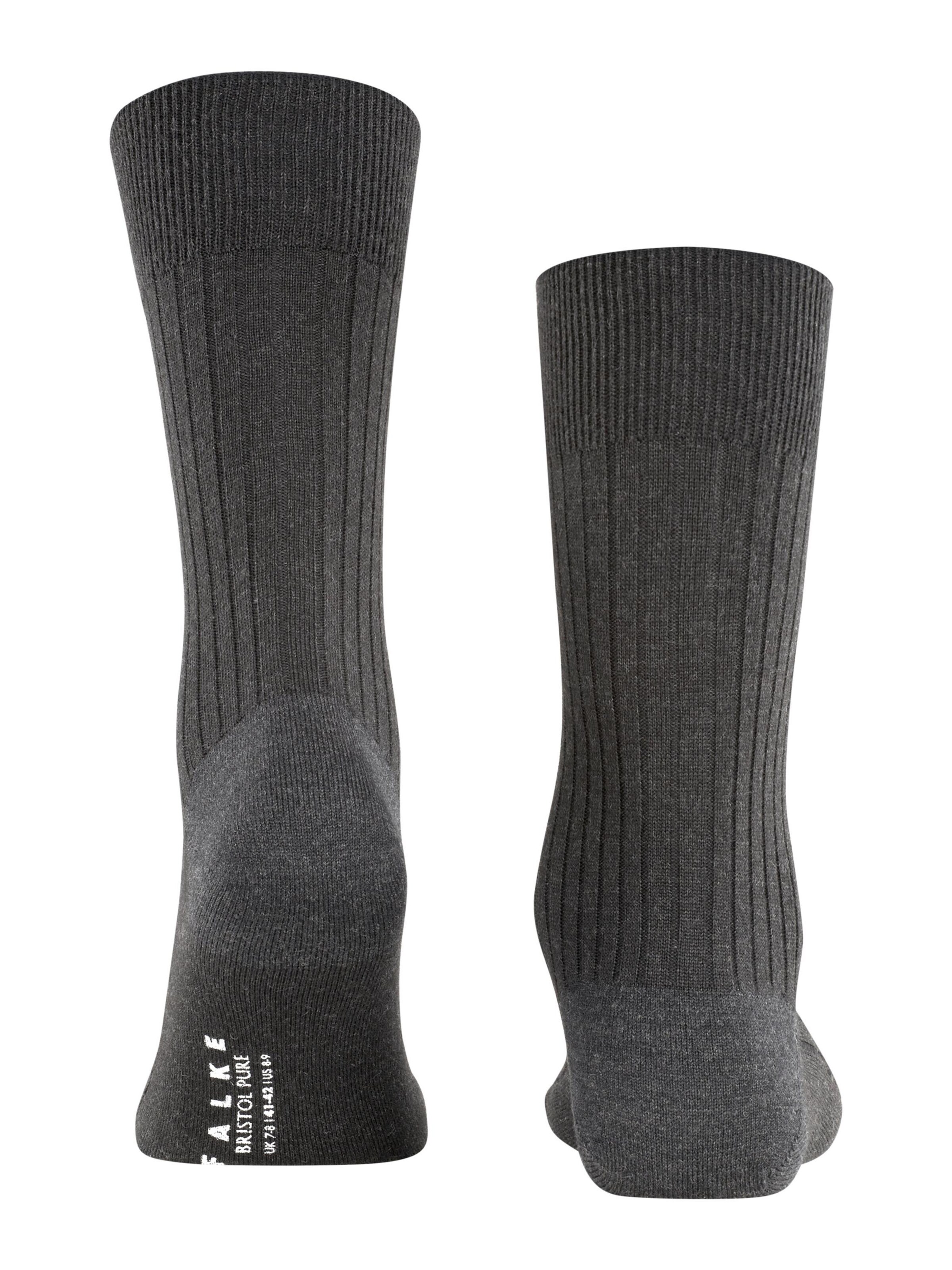 FALKE Socks 'Bristol Pure' in Grey