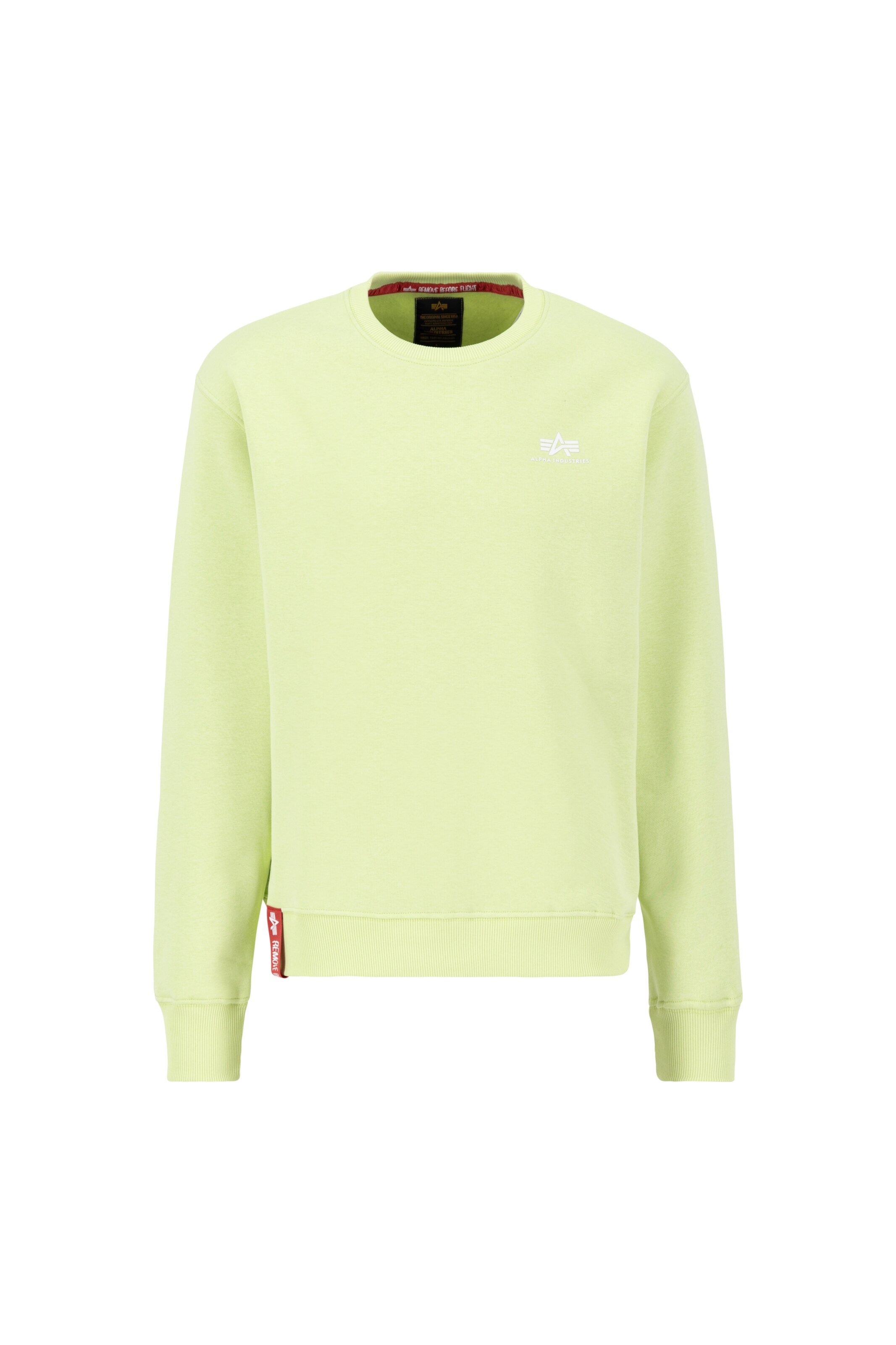 ALPHA INDUSTRIES Sweatshirt in Green: front