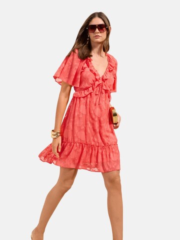 Friends Like These - Vestido de verão em laranja: frente