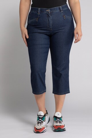Ulla Popken Regular Jeans in Blauw: voorkant