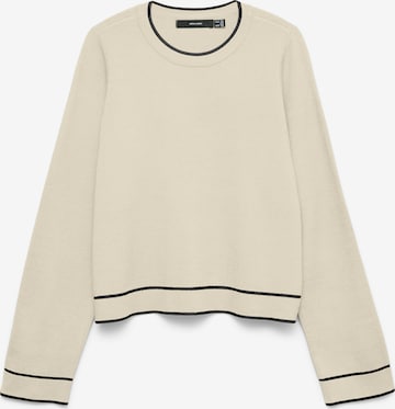 VERO MODA Sweter 'VMGold' w kolorze beżowy: przód