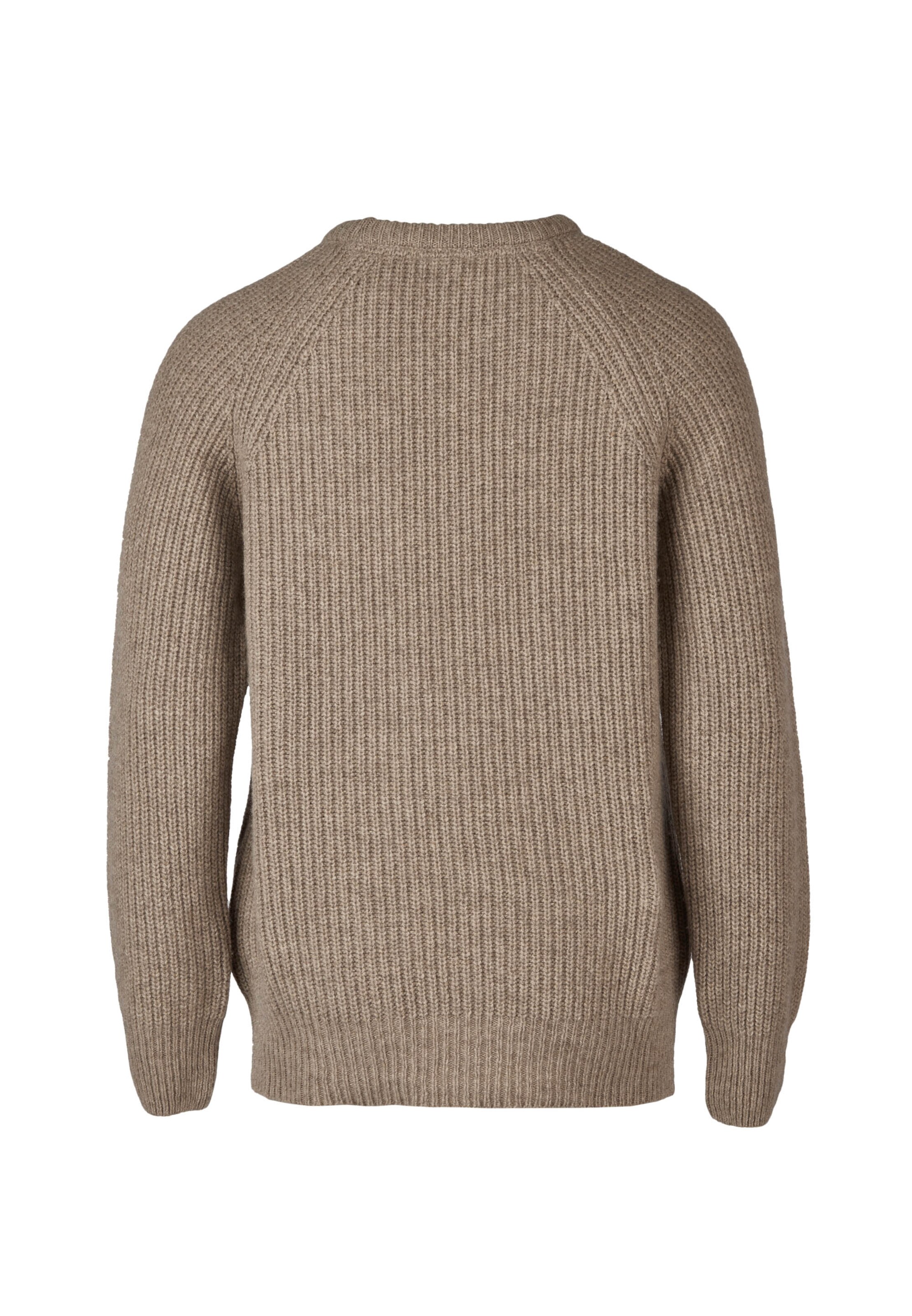 Cleptomanicx Pullover 'Crewneck Ribber' in Beige