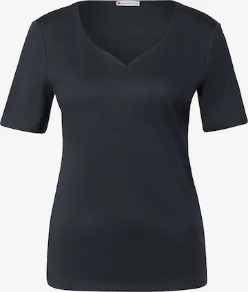 STREET ONE Majica | modra barva: sprednja stran