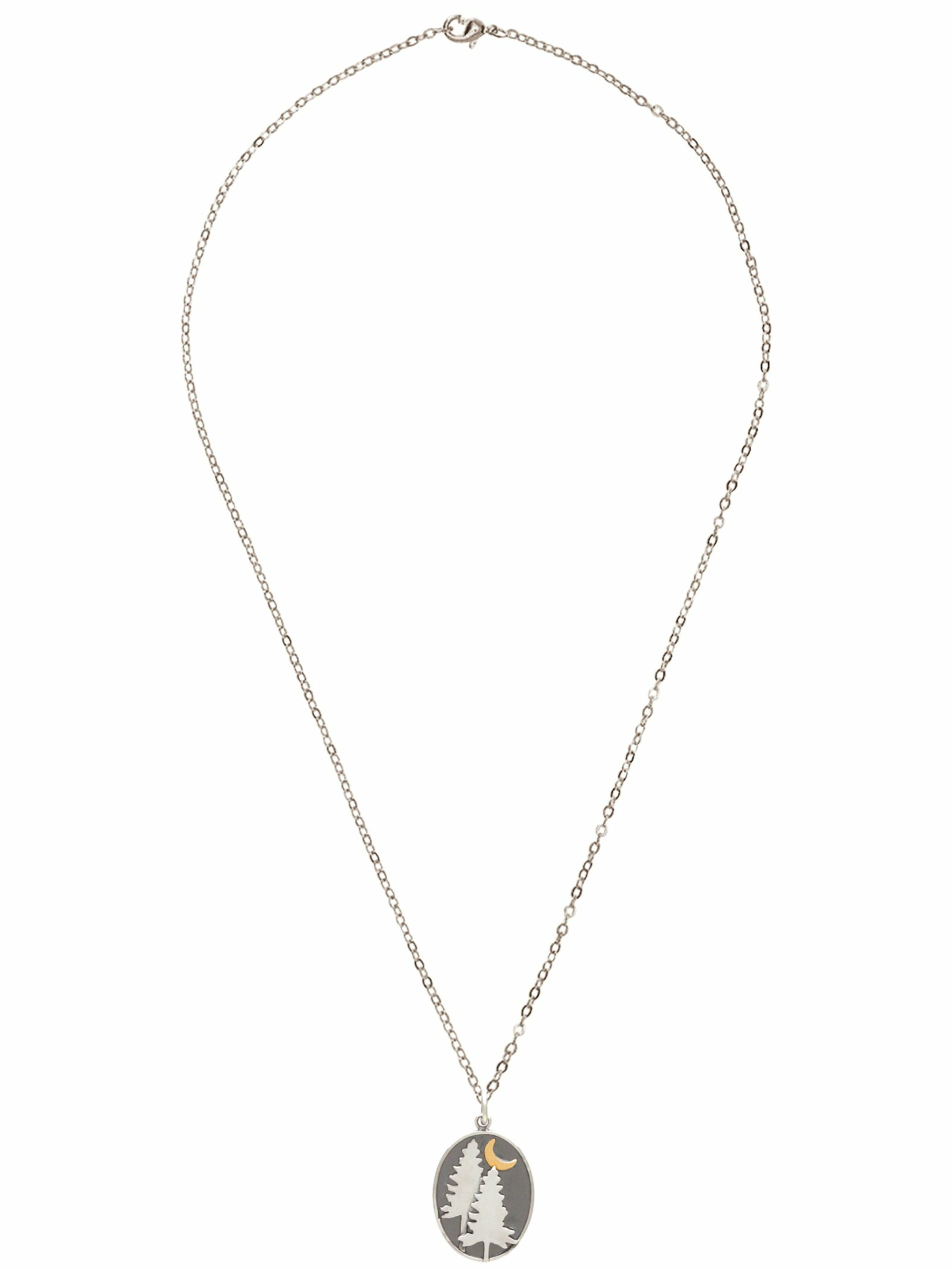 Gemshine Kette in Silber: Vorderseite