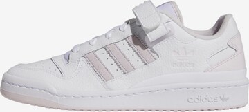 Baskets basses 'Forum' ADIDAS ORIGINALS en blanc : devant