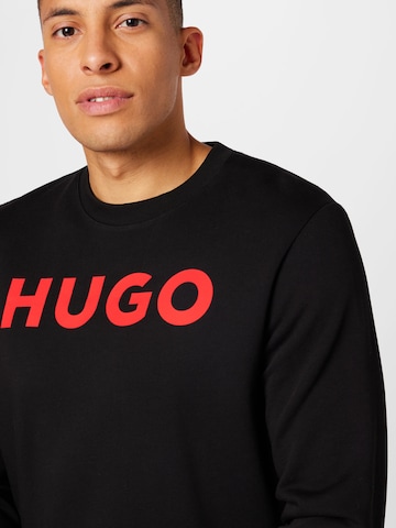 HUGO Red Sweatshirt 'Dem' in Schwarz