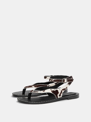 Pull&Bear Žabky - Čierna