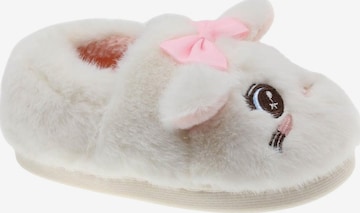 Ciabatta 'Indoor Shoe' di Beppi in bianco: frontale