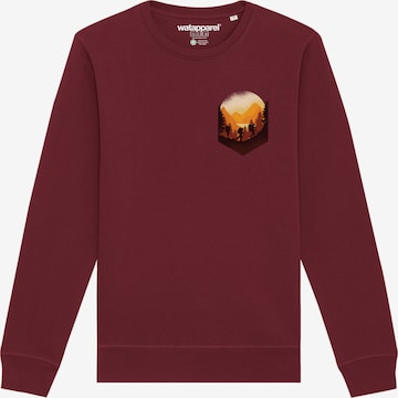 Felpa di Watapparel in rosso: frontale