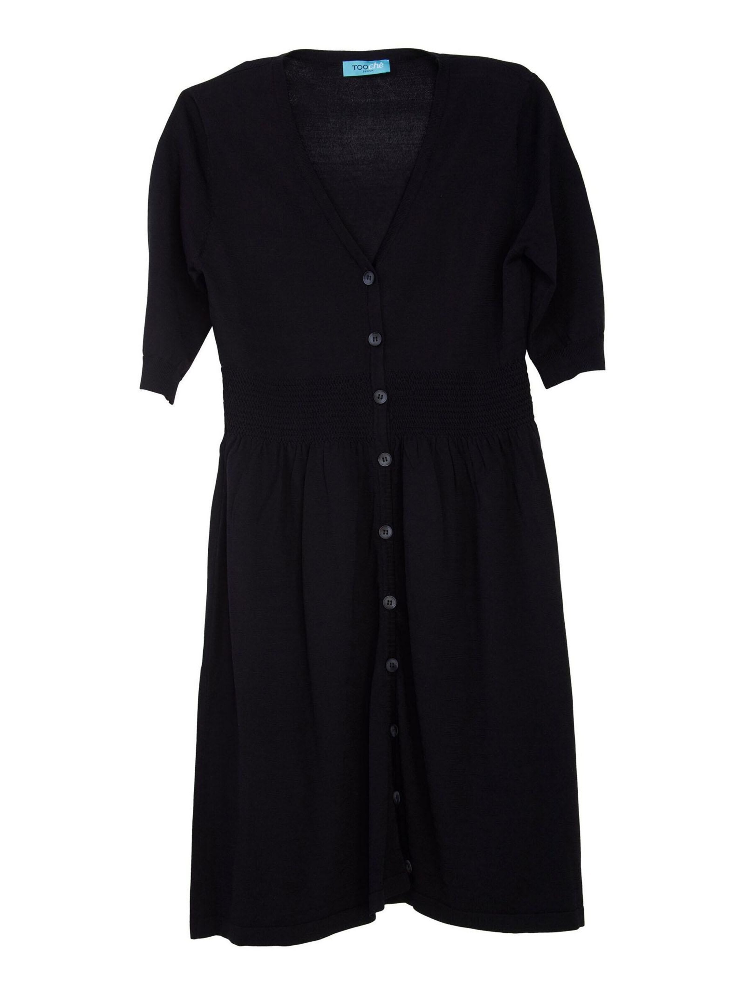 TOOche Shirt Dress 'Nero' in Black: front