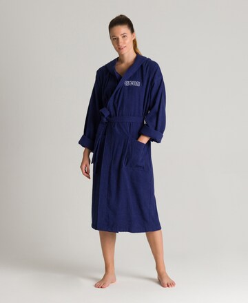 ARENA Bathrobe short 'ZEPPELIN LIGHT' in Blue