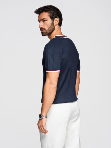 Ombre Shirt in Blauw