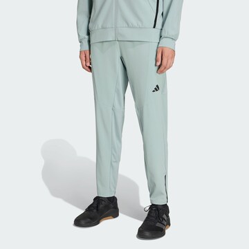 ADIDAS PERFORMANCE Regular Sports trousers 'D4T' in Green: front