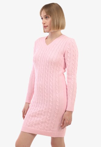 Robes en maille Felix Hardy en rose