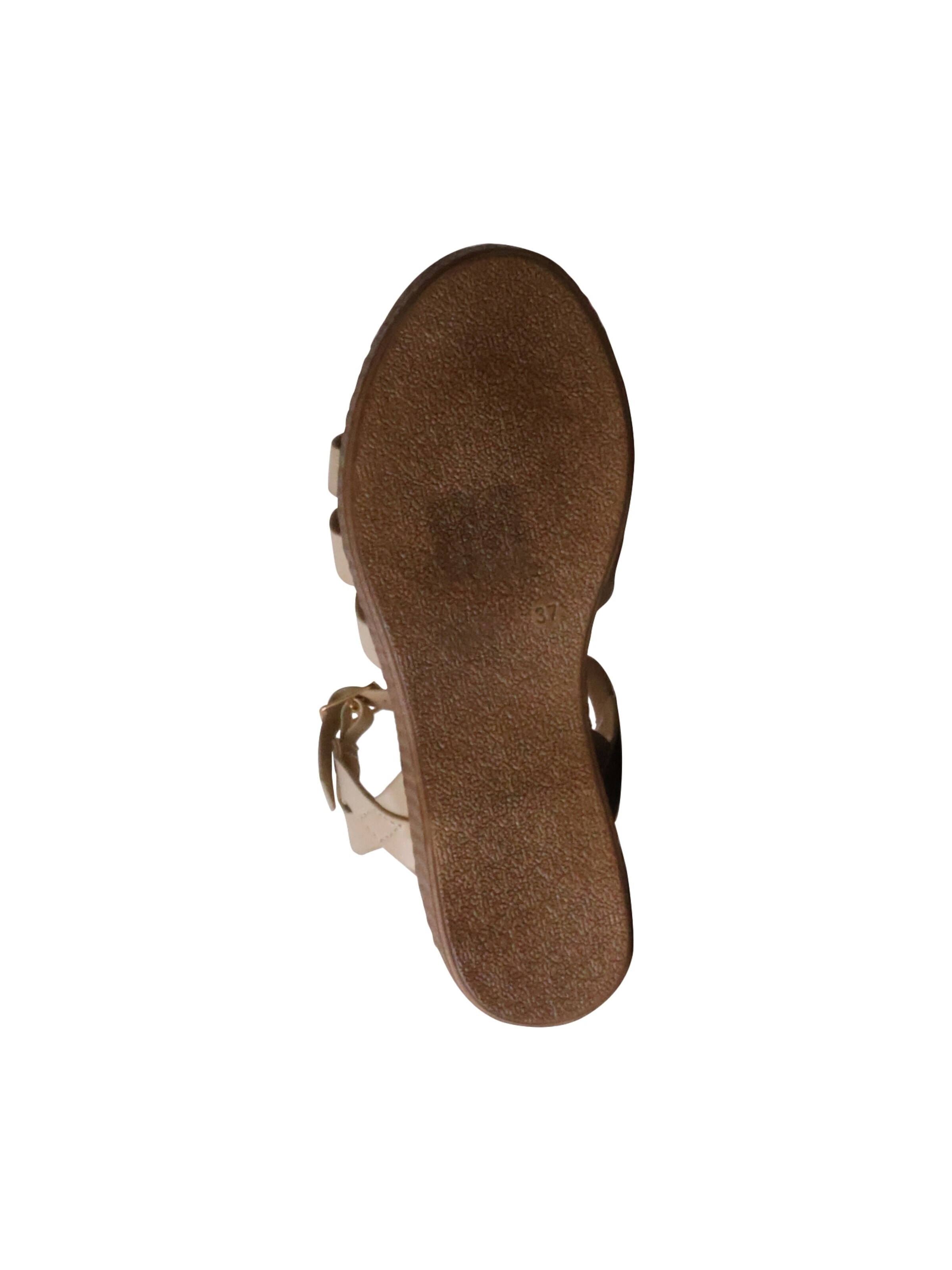 Sixth Sense - Sandalias 'Sandalen mit Keilabsatz und Riemchen – Paris' en beige