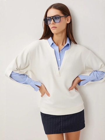 Felpa 'Sweatshirts' di Happiness İstanbul in grigio: frontale