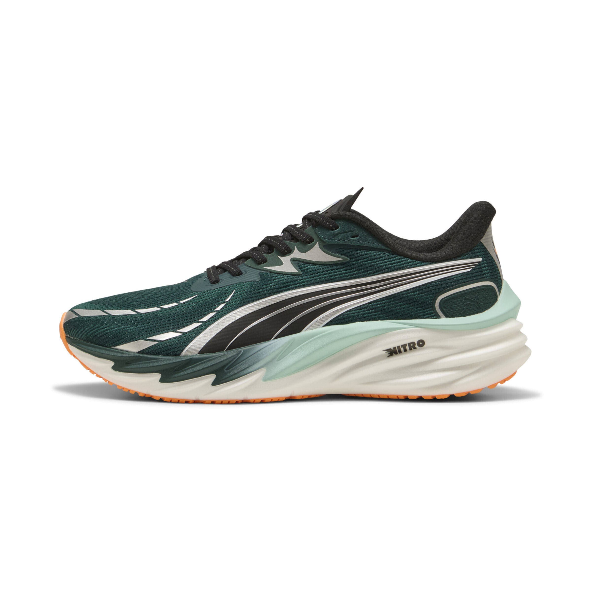 Chaussure de course 'Velocity NITRO™ 4' PUMA en vert : devant