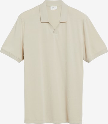 s.Oliver Poloshirt in Beige: Vorderseite