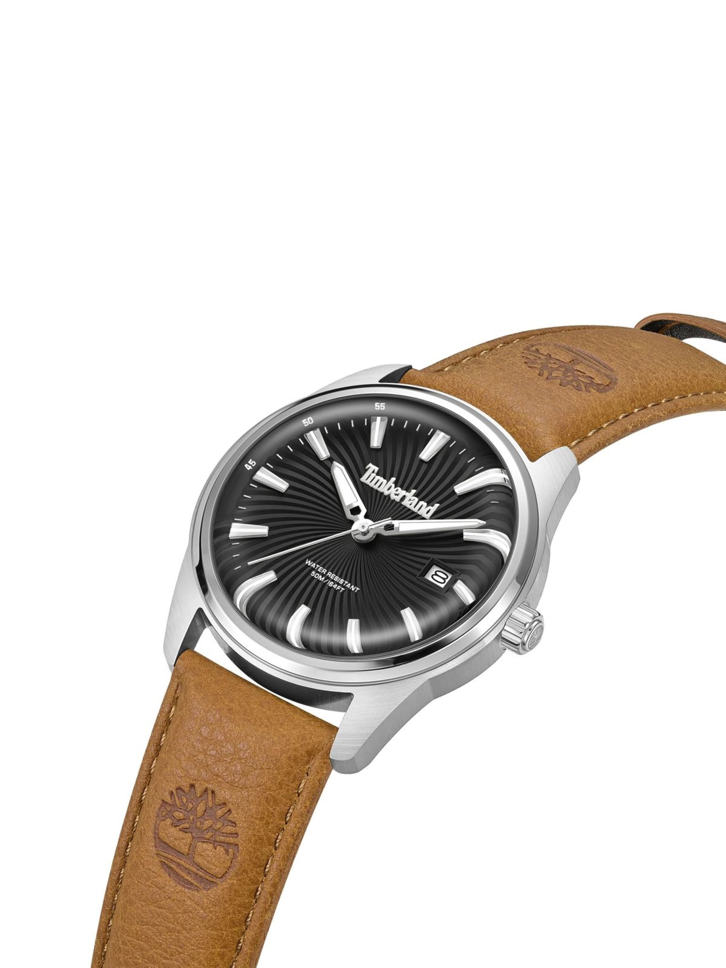 TIMBERLAND Zegarek analogowy 'Date watch Birch Road' w kolorze czarny