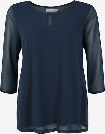 Fransa Blouse 'Zawov 1' in Blauw: voorkant