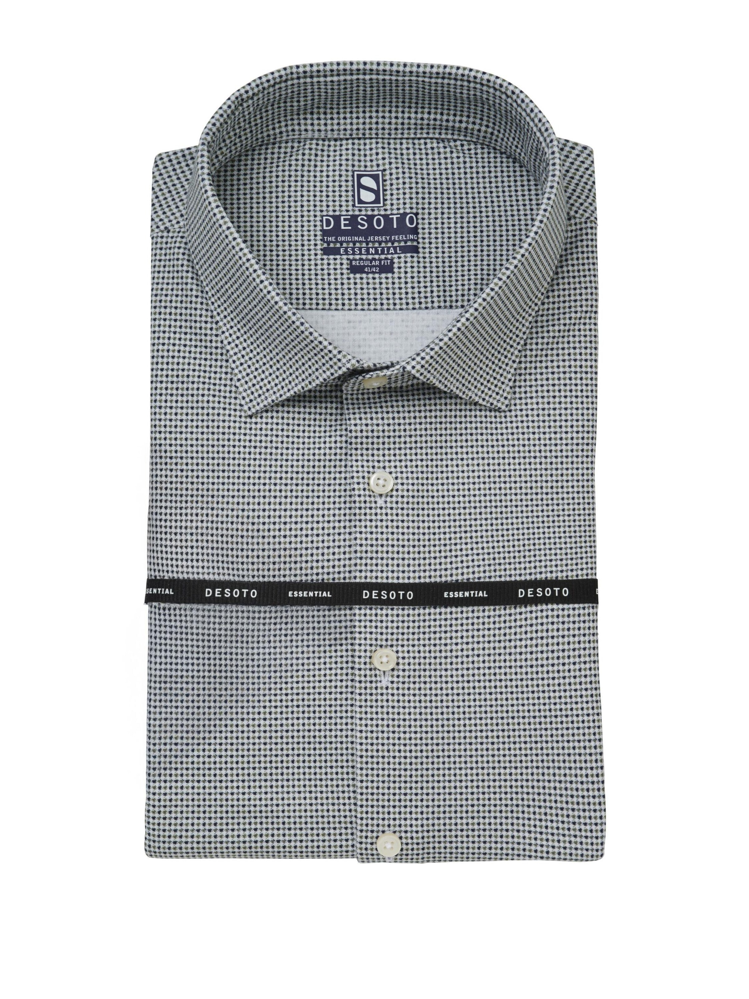 DESOTO Slim fit Button Up Shirt in Mixed colours: front