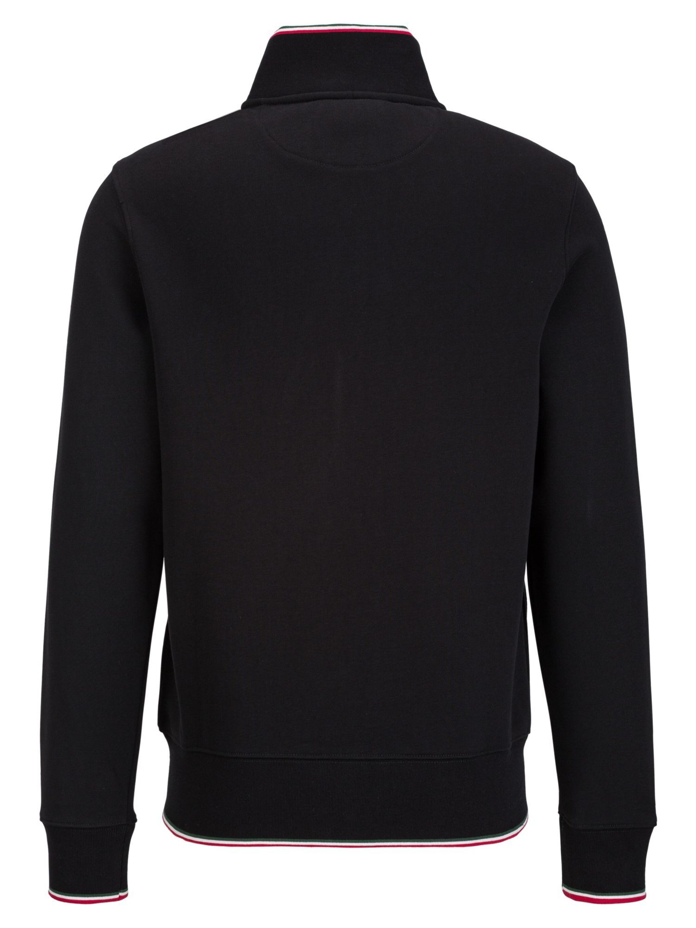 19V69 ITALIA Sweatjacke 'Zaan' in Schwarz