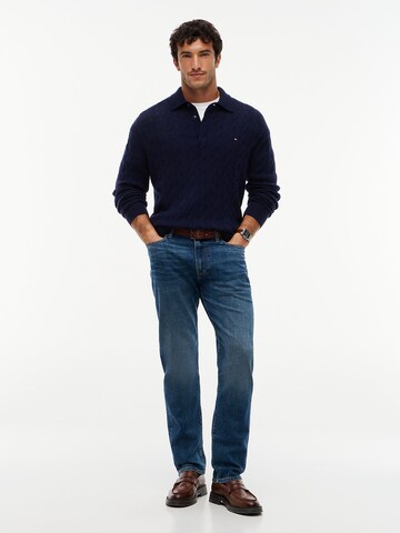 TOMMY HILFIGER Pullover in Blau
