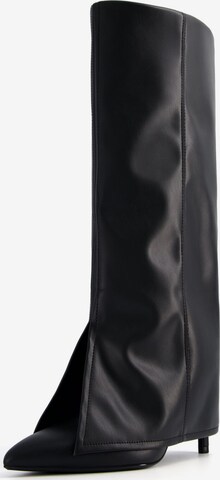 Bottes Bershka en noir : devant