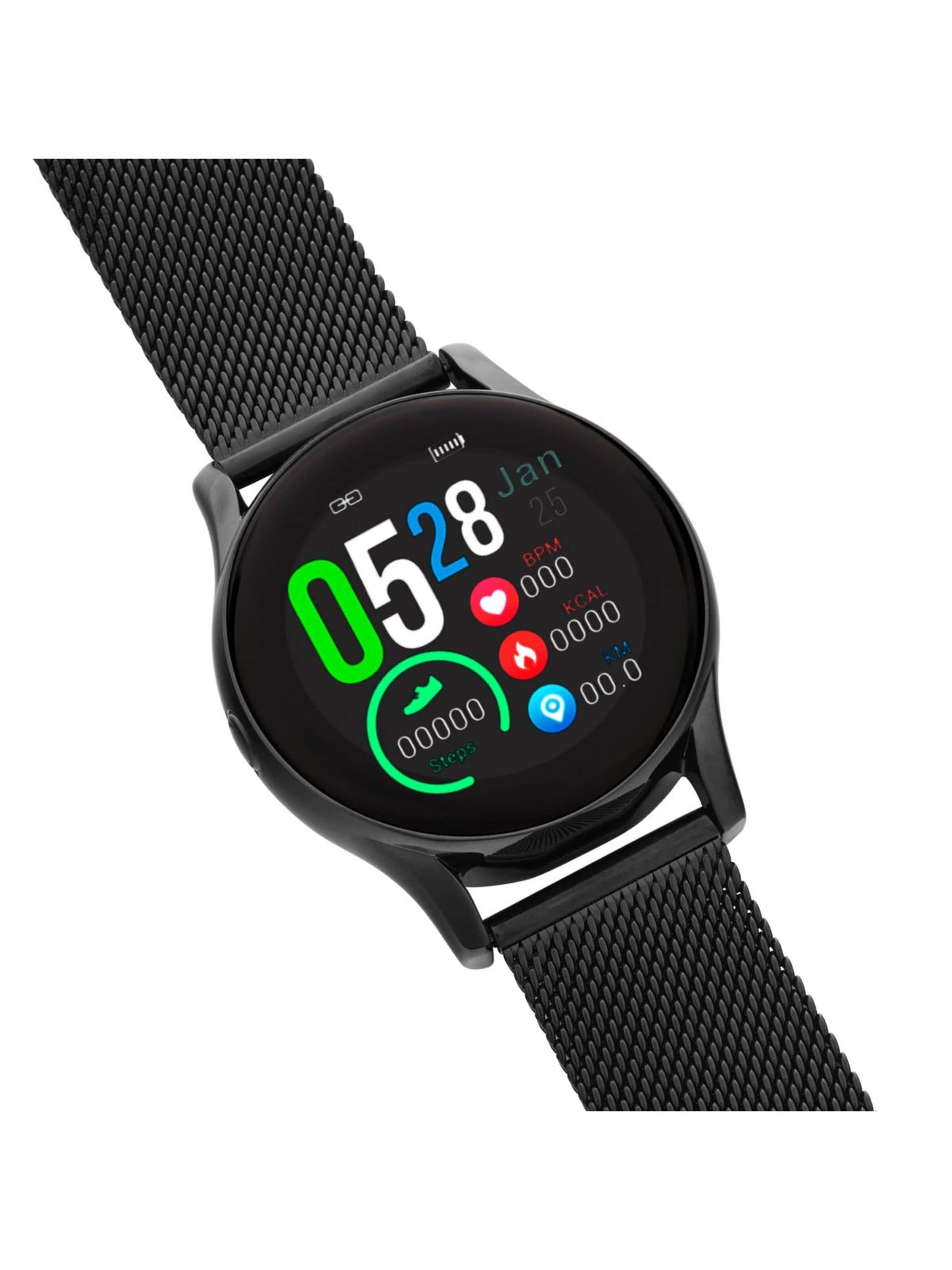 Montre digitale Lotus en noir