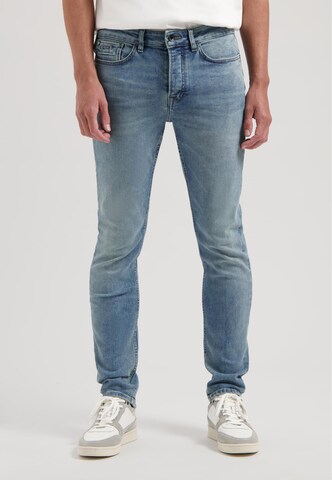 Coupe slim Jean 'Mr. E ' Dstrezzed en bleu : devant