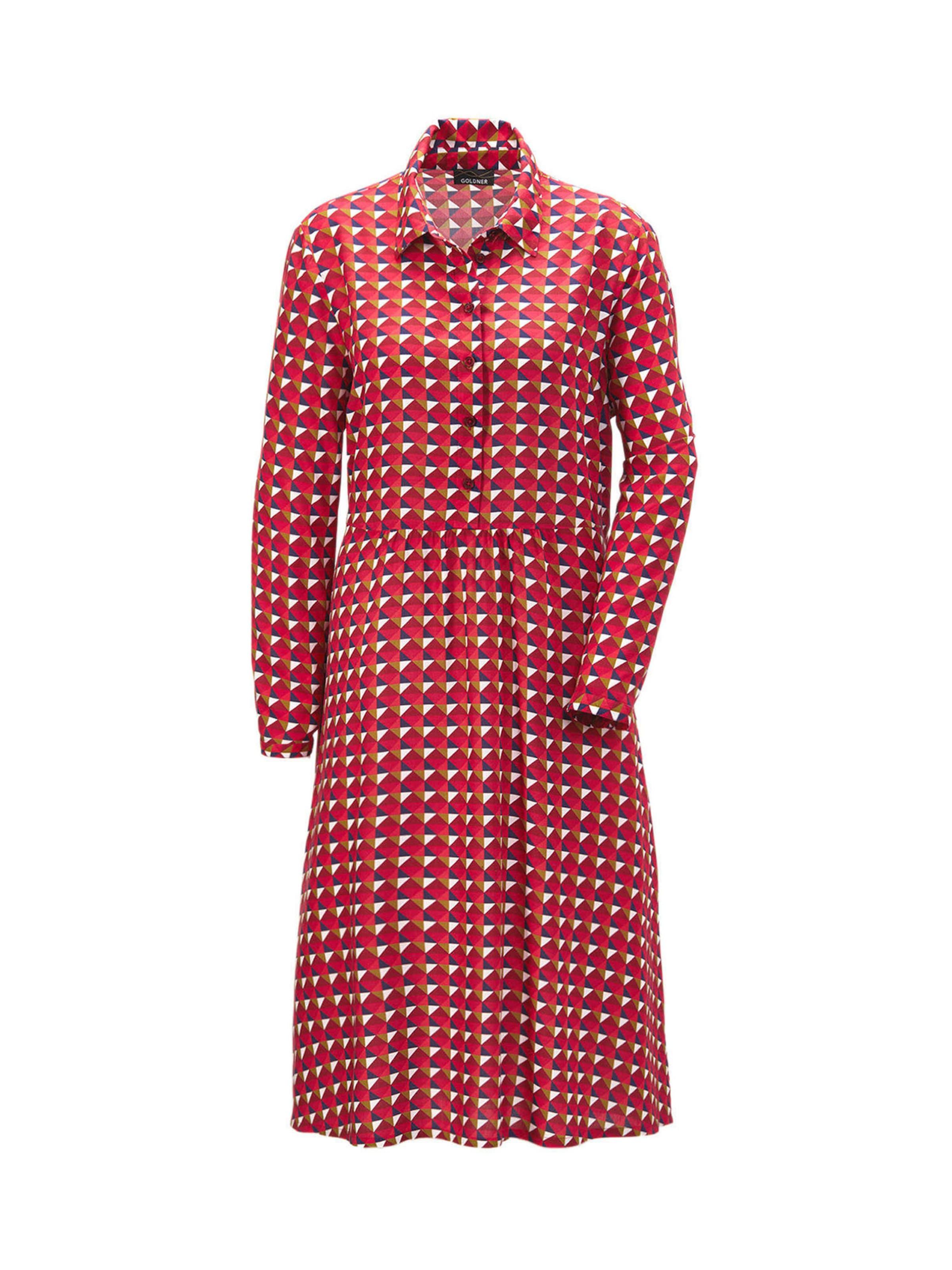 Goldner Kleid in Rot: Vorderseite