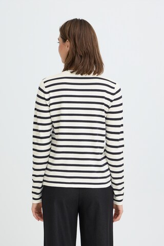 Pull-over 'LULS' ICHI en blanc