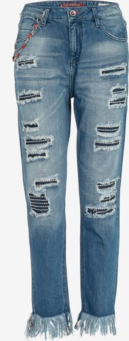 CIPO & BAXX Regular Jeans in Blauw: voorkant