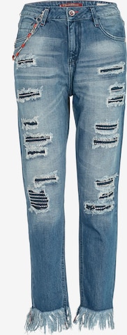 CIPO & BAXX Regular Jeans in Blauw: voorkant